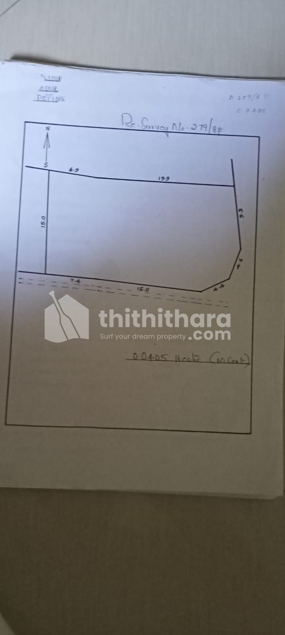10 cent plot sale in Attoor, Thrissur