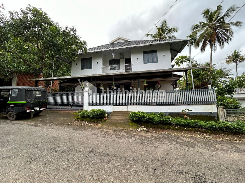 11.1/4  land, 1350 square feet house for sale at Kallur ,Thrissur