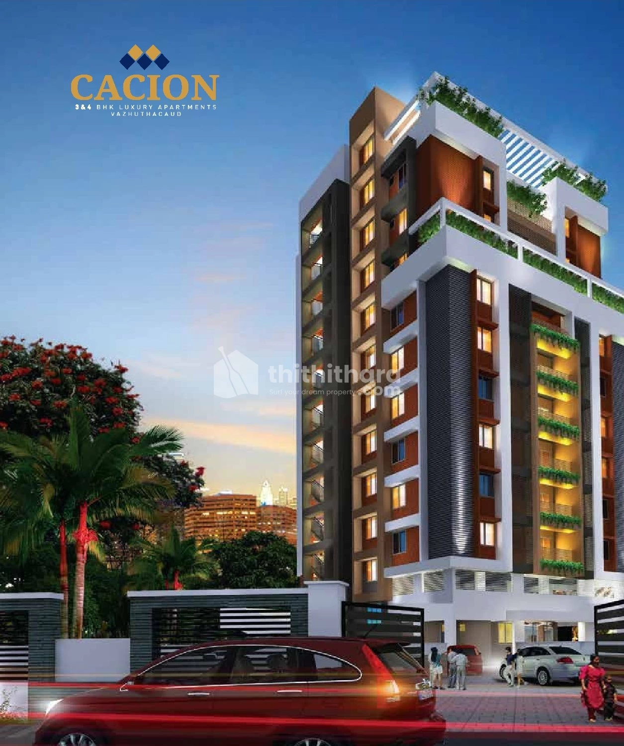 Premium flats for sale at Vazhuthacaud, Trivandrum
