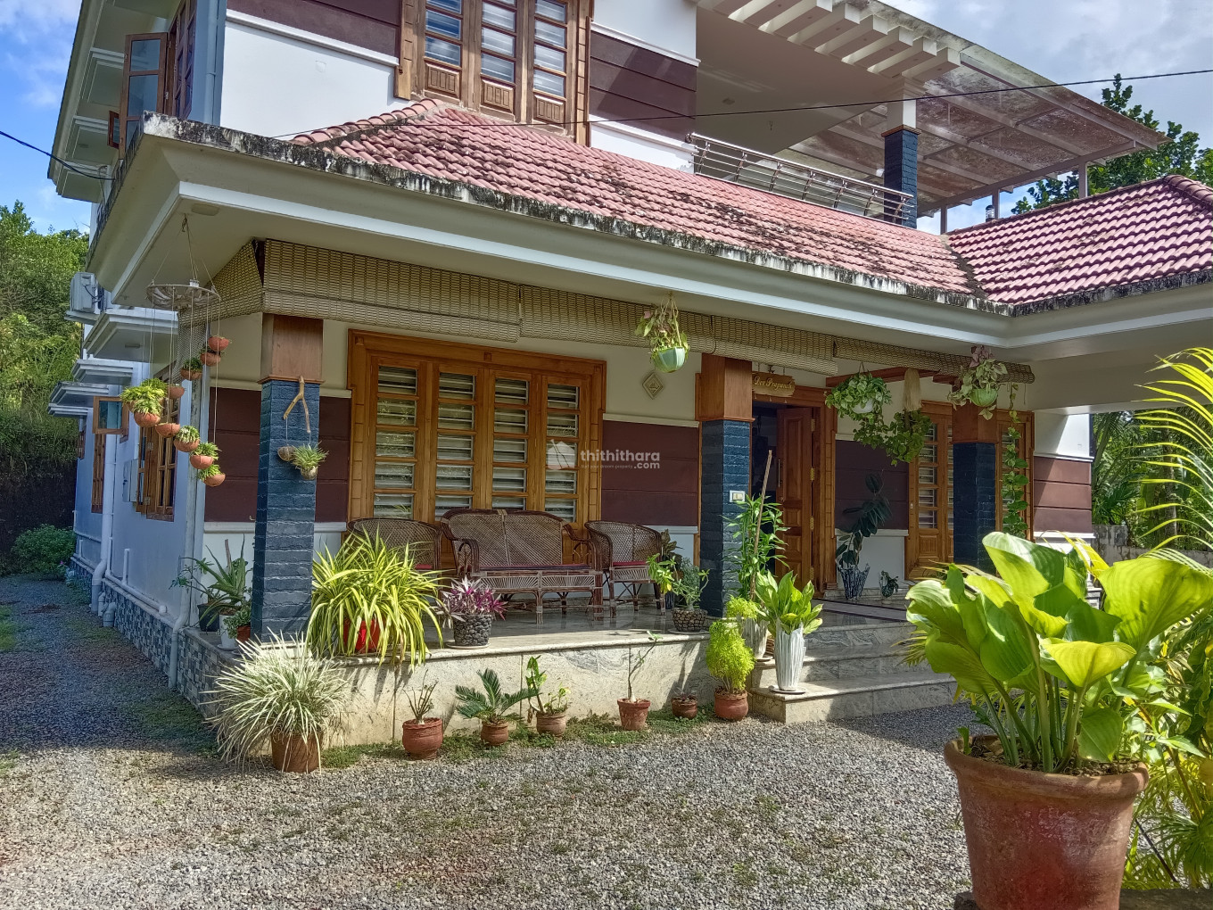 14.12 cent land and 5 years old 3300 Square feet full furnished house 