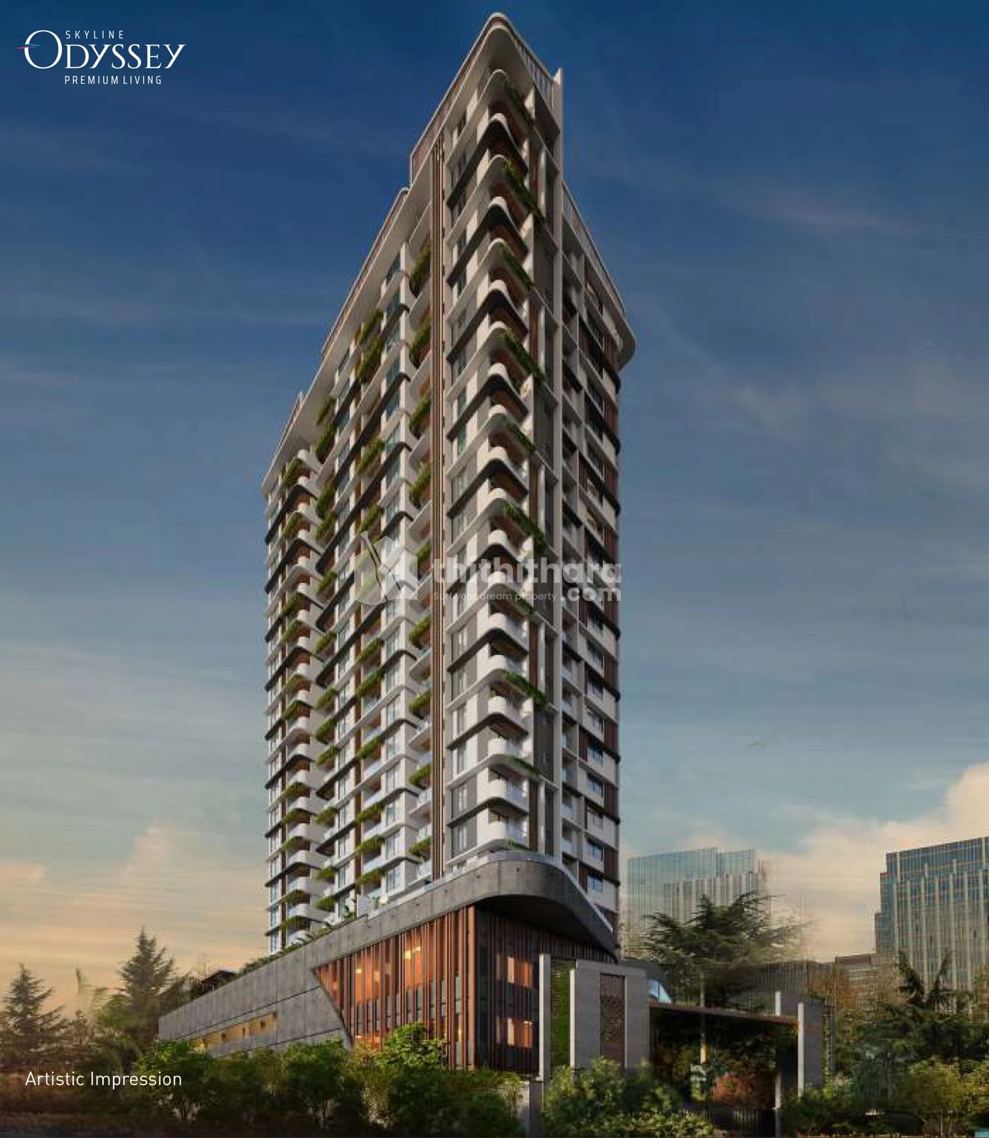 Skyline Odyssey Premium 3 BHK & 4 BHK Apartment in Calicut