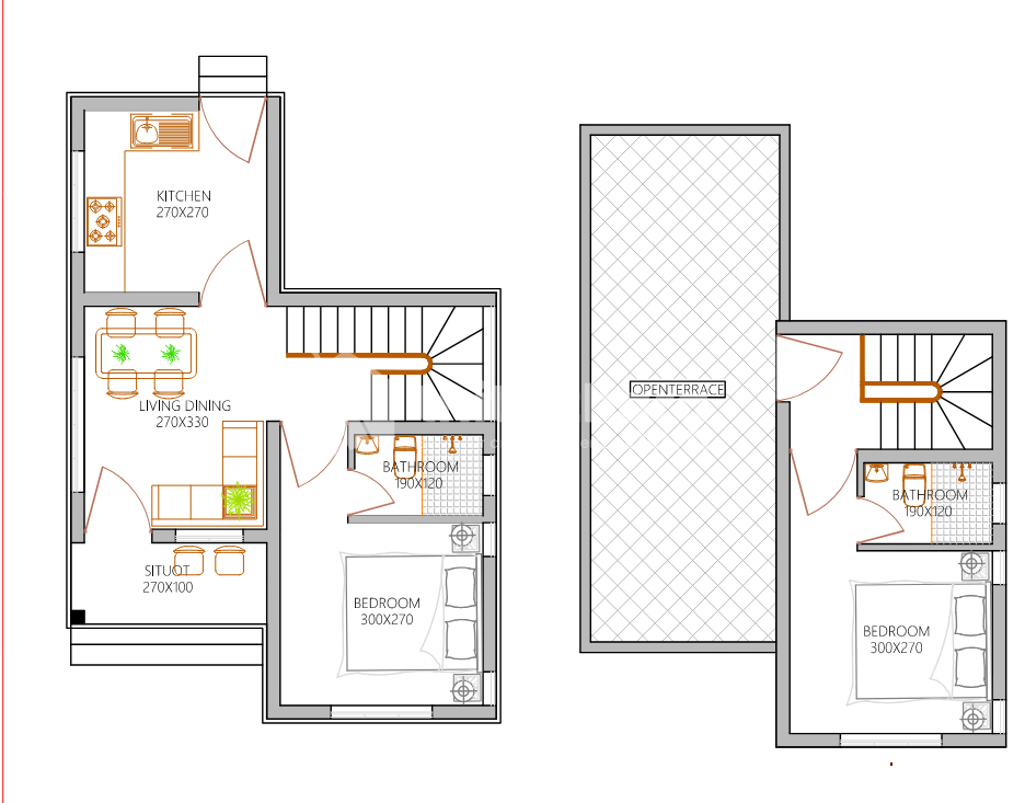 Customized villas for sale at Pilathara Palakkad