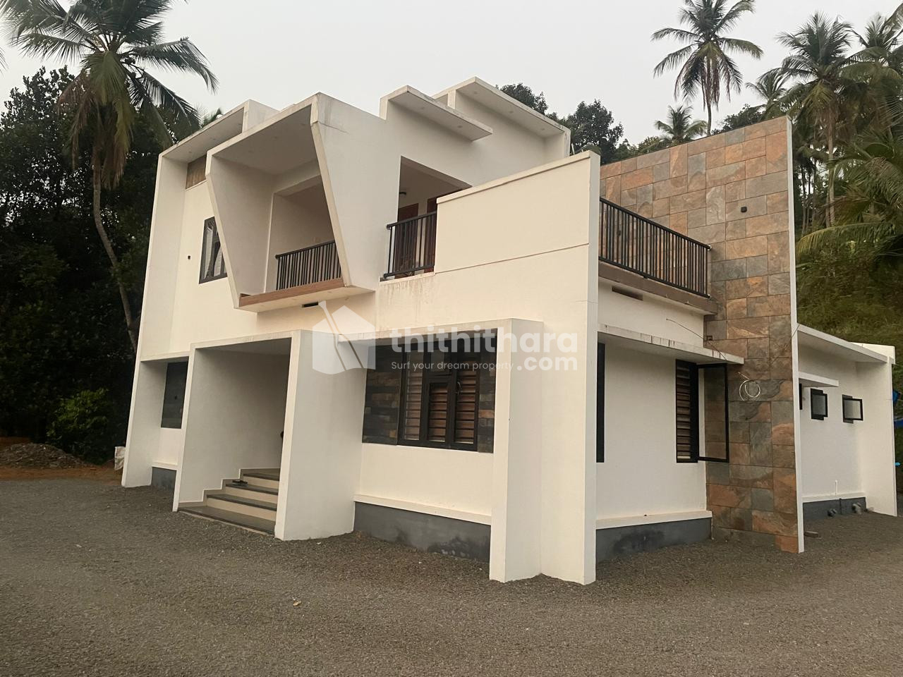 Beautiful Two-Story 3 BHK Home on 1 Acre with Stunning Views in Kozhikode