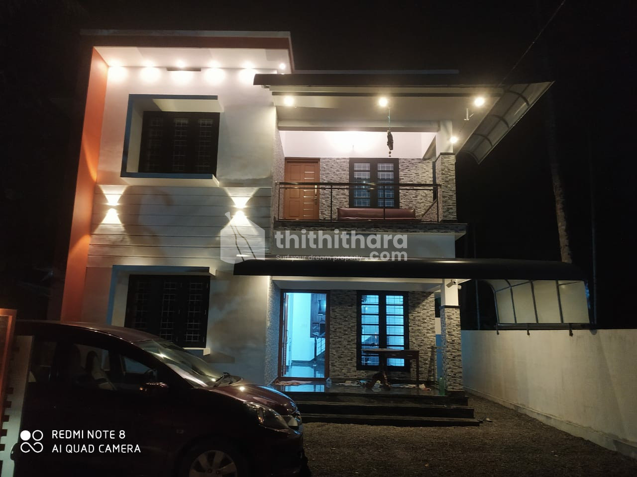 3 BHK Contemporary villa for sale at Kaipamangalam Thrissur