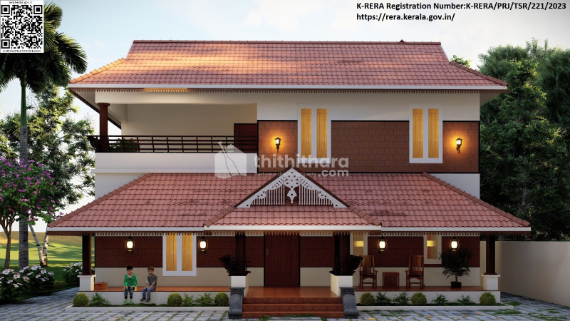 5 BHK ULTRA LUXURY NALUKETTU HOUSE FOR SALE IN THRISSUR TOWN