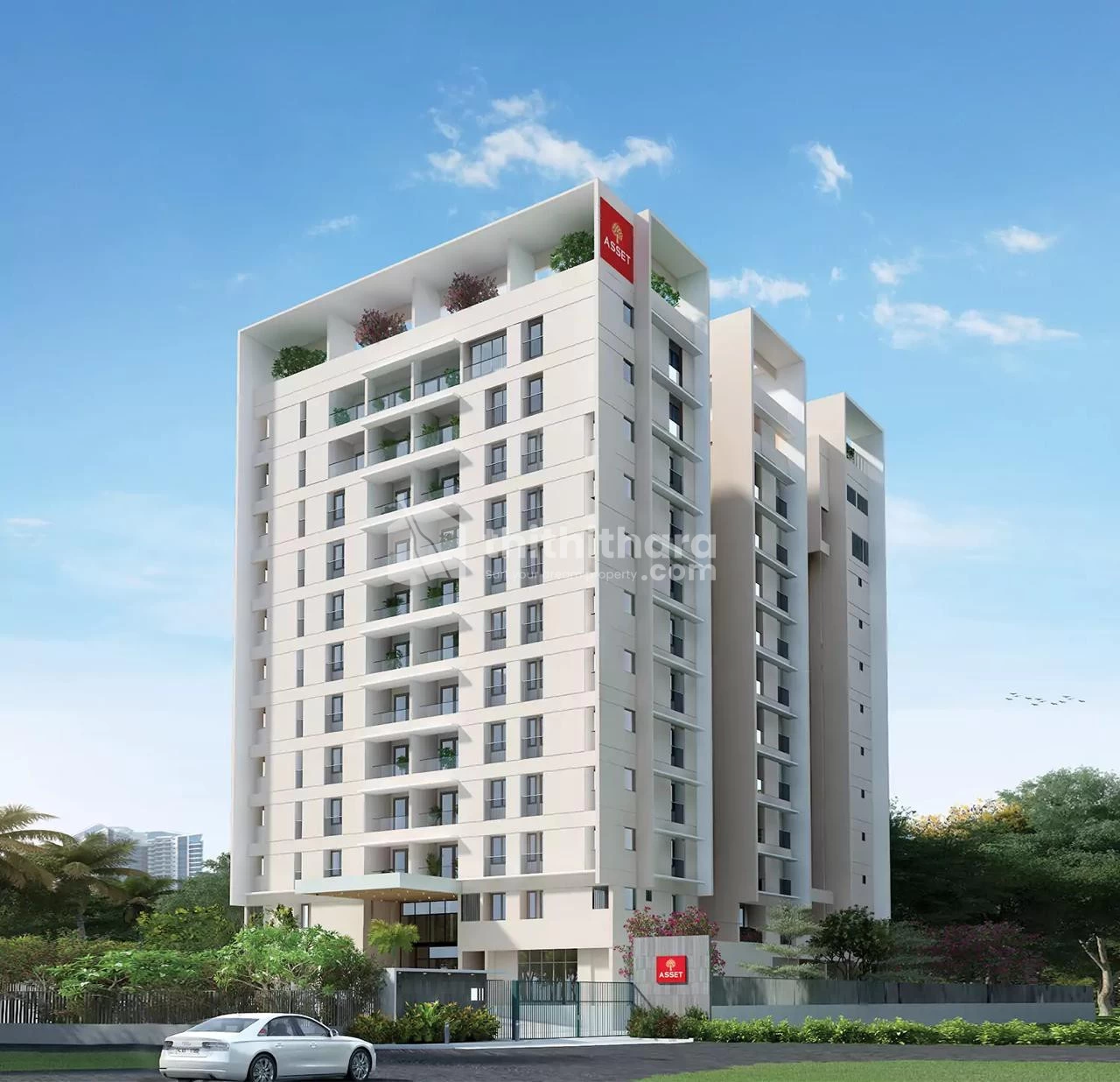 Luxury 2, 3 and 4 BHK flats at Asset Grand Entry Edappally, Kochi