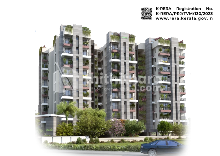 Veegaland Green Capitol - Biophilic 2, 3 & 4 BHK Premium Apartments in Akkulam, Trivandrum