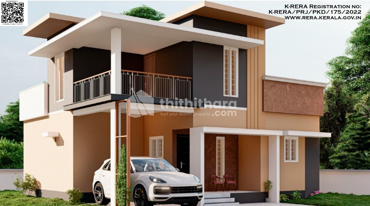 3 BHK Uniquely Designed House For Sale In palakkad