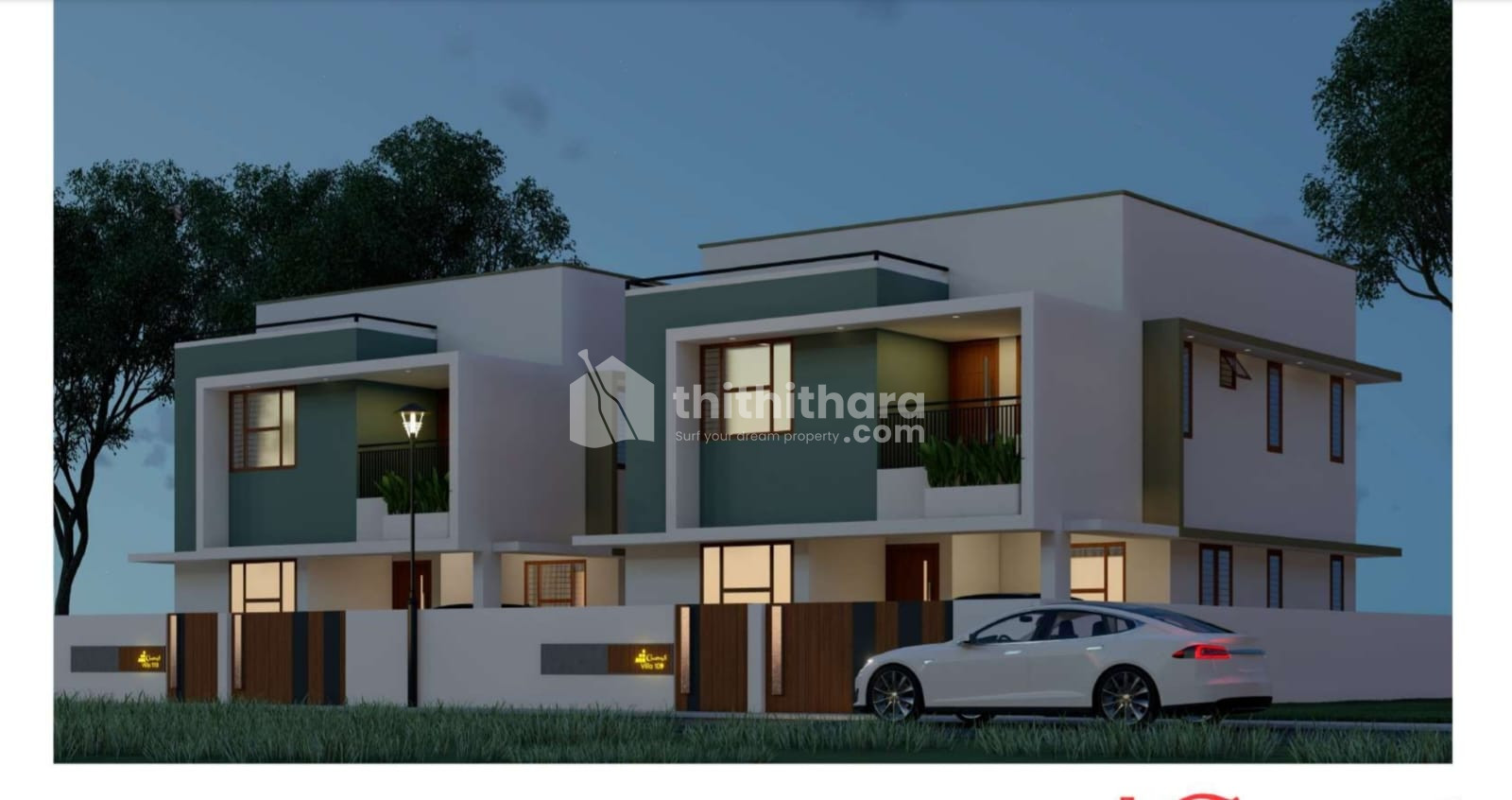 3 BHK Chothys Evergreens Villas Near Thirumala Thiruvananthapuram