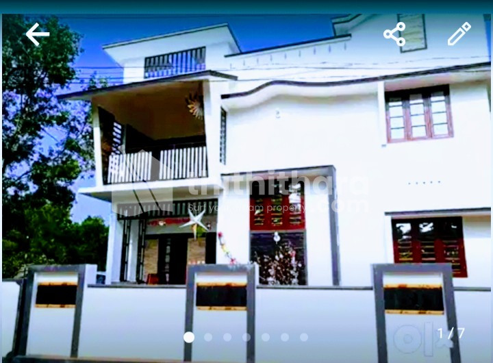 6 cent plot 2200 sqft house for sale at North Paravur, Ernakulam