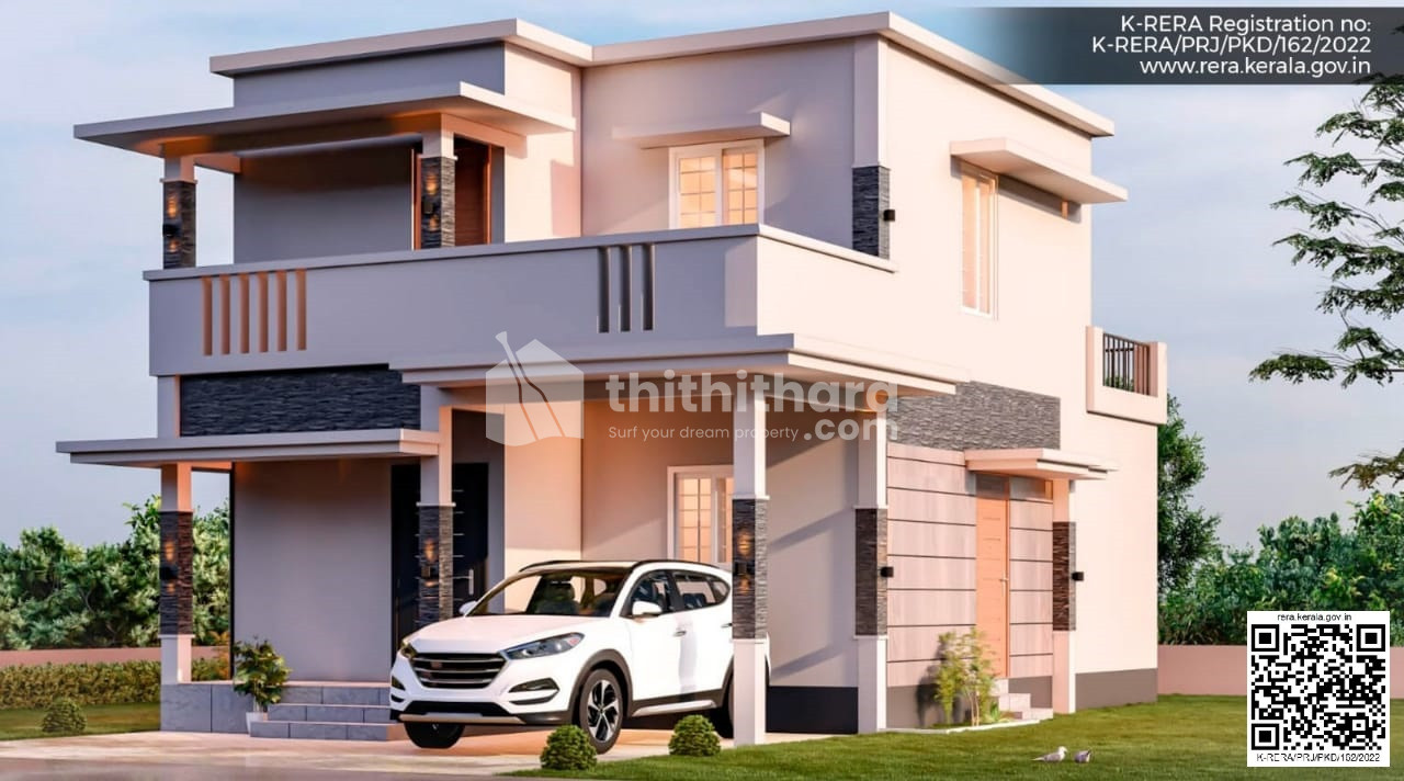  3 BHK Indepenent House for sale at Ottappalam Palakkad 