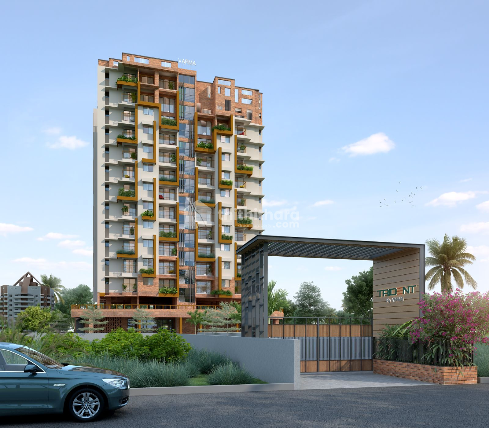 Varma Trident – Luxurious 2 & 3 BHK Flats in Jagathy, Trivandrum thumbnail 1